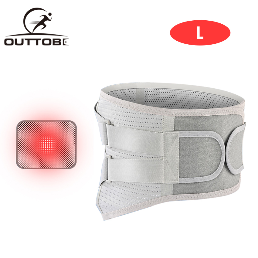 Outtobe Waist Support Back Brace Belt Waist Strap Unisex Lumbar Back