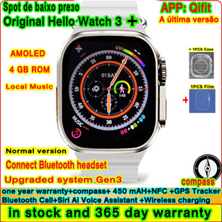 Hello Watch 3 Plus Ultra 2 Smart Watch Amoled 4g Rom New Ui