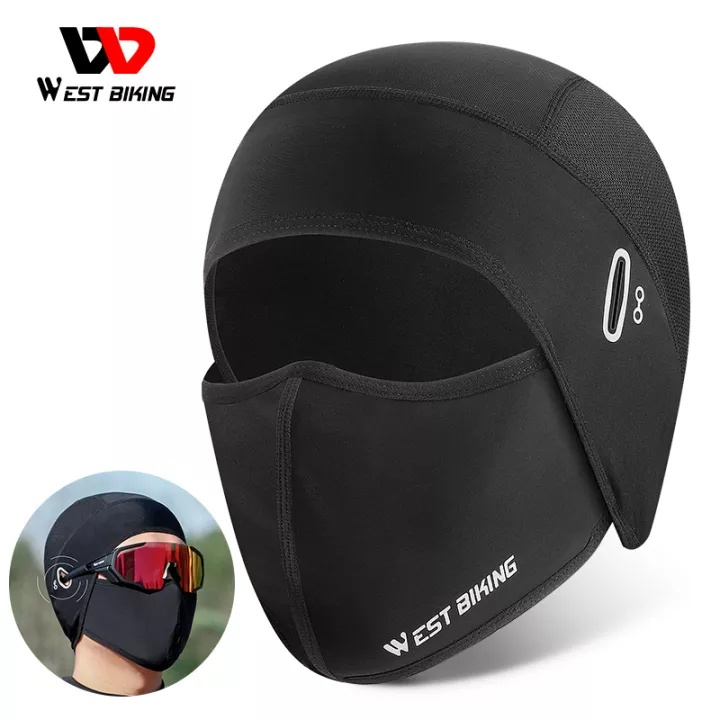 WEST BIKING Breathable Sun Protection Balaclava Full Face Mask Men's