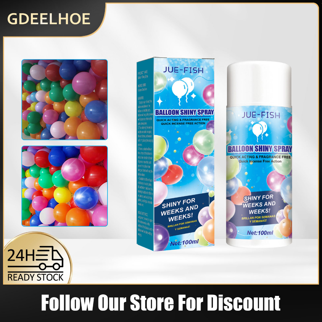 Juefish Balloon Shine Spray Balloon Brightener Balloon Polish Latex