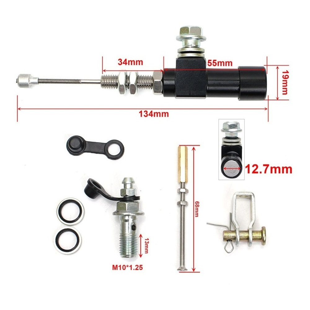 Motorbike Hydraulic Clutch Lever Kit 22mm Shopee Malaysia