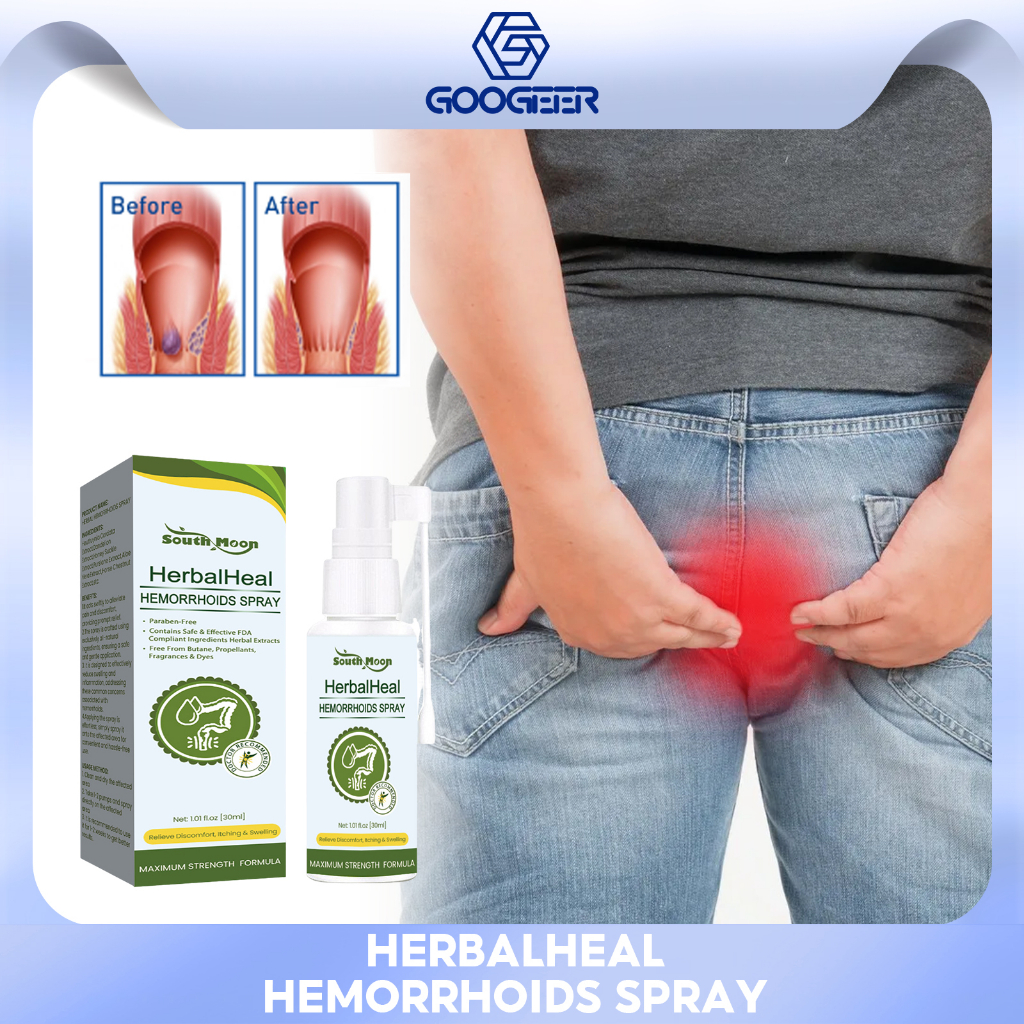 South Moon Herbal Hemorrhoids Spray Hemorrhoid Pain Treatment Spray