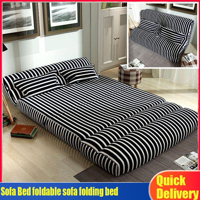 【Free shipping】Sofa Bed folding bed sofa bed Tatami Lazy Sofa Double