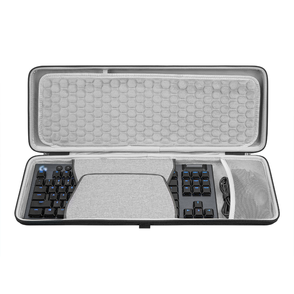 Geekria Hard Case Replacement for Logitech G915 TKL Keyboard + G502