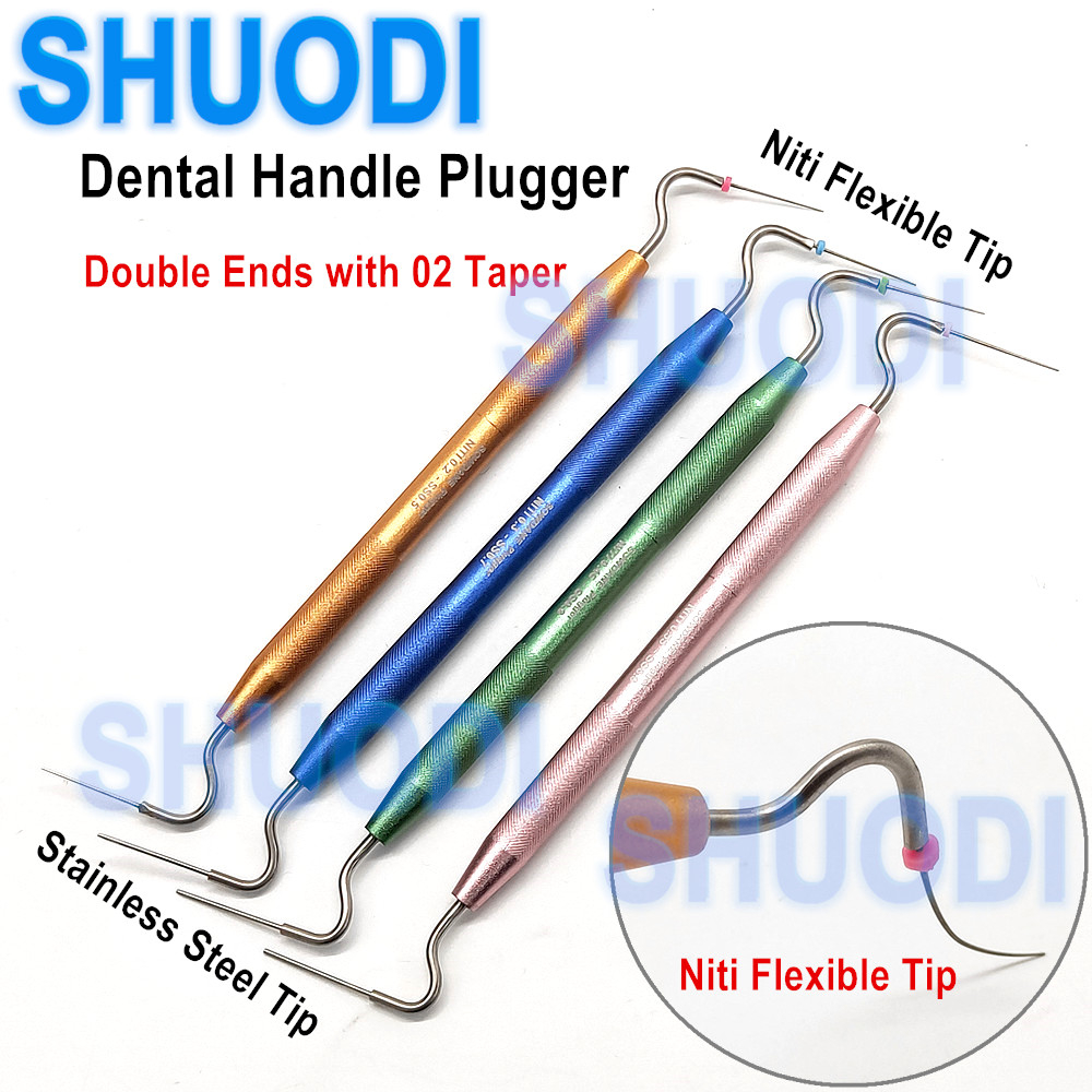 Dental Hand Pluggers NITI Flexible Tip Dentist Endodontic Instruments