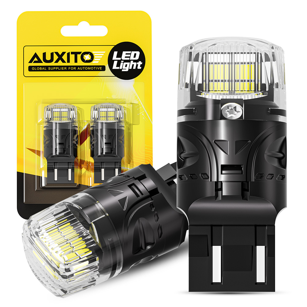 AUXITO 2PCS 2400LM T20 7443 W21/5W LED Bulb For Backup Light DRL ...