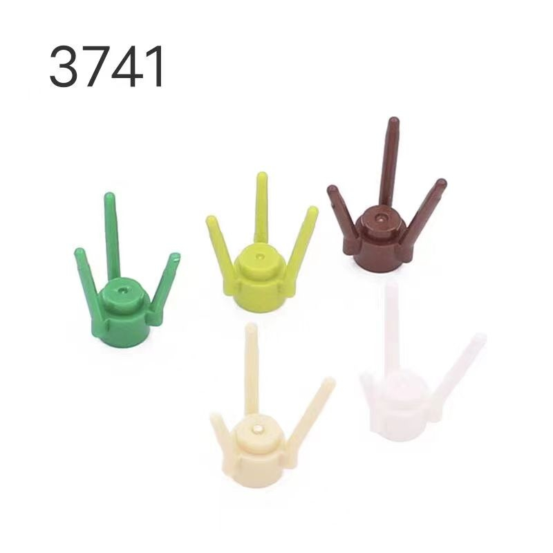 Moc Building Blocks Compatible Lego 3741 Plant DIY Flower Stem Rod Tree Branch Accessories