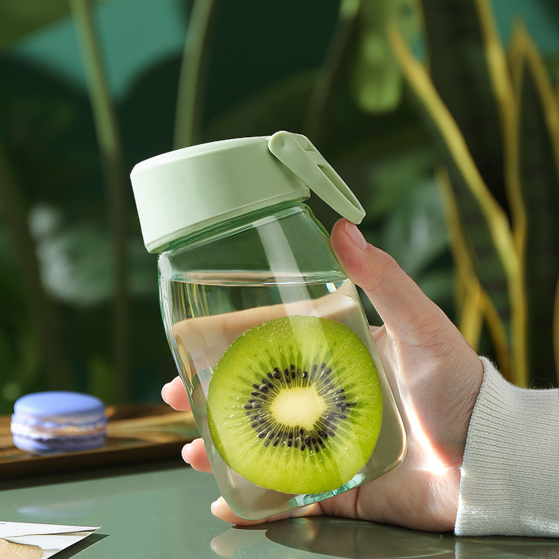 420ml/600ml Small Botol Air Portable Cute Direct Drinking Water Bottle ...