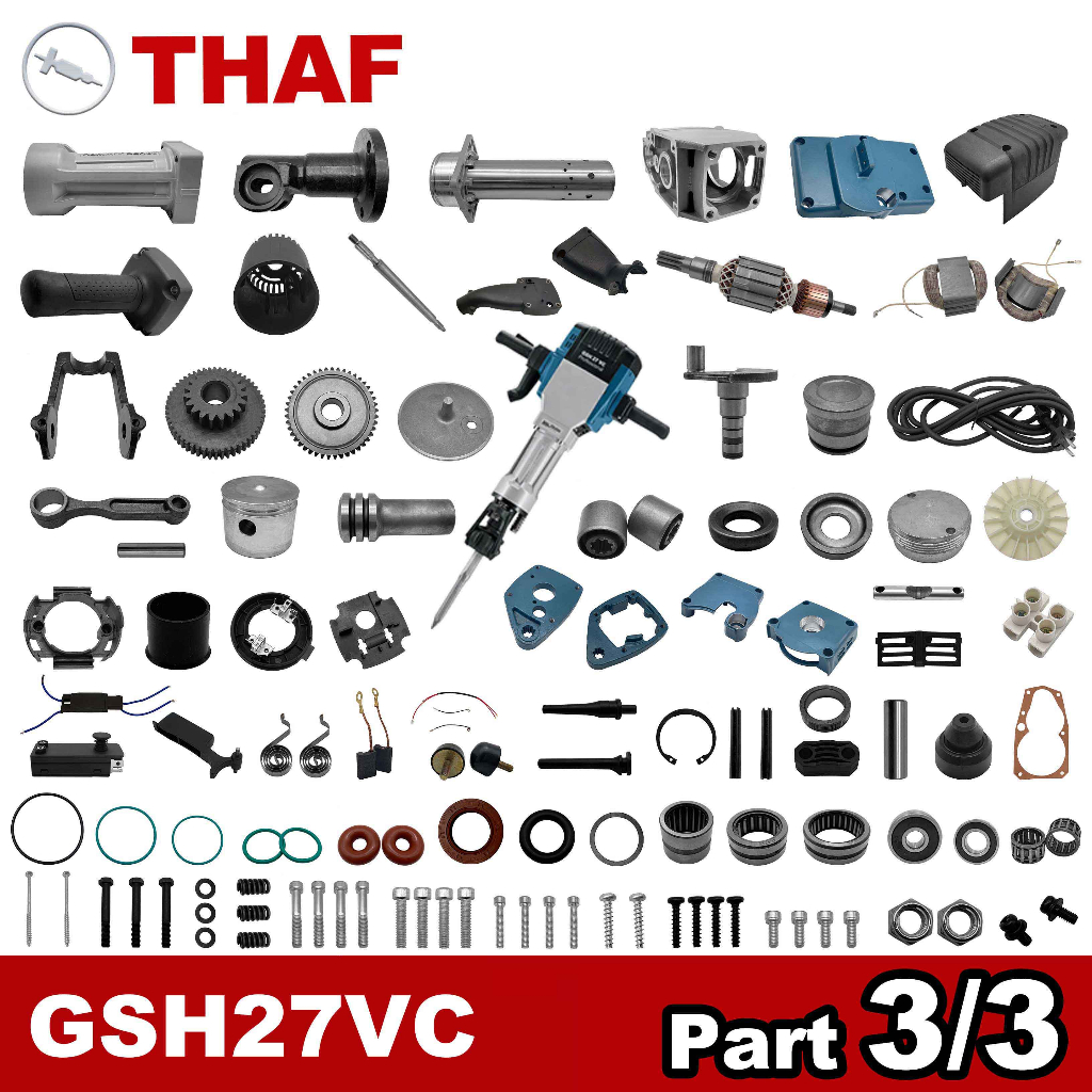 Accessories Replacement Spare Parts Power Tools Parts for Demolition