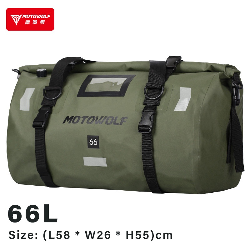 MOTOWOLF Riding Waterproof luggage handbag SADDLE Bag 40L 66L ...