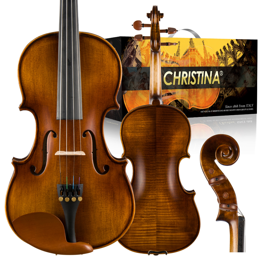 CHRISTINA V04 Violin Instrument Adult Full Size Violin Kit Acoustic