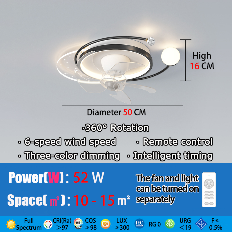 [Starry Sky Fan Light] Ceiling Light/LED Light/Living Room Light