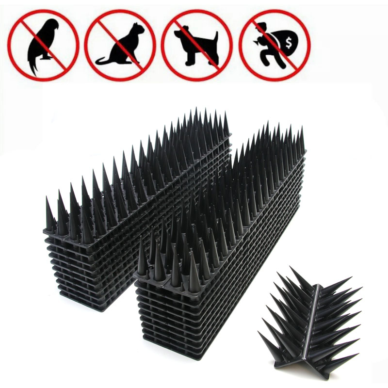 1pcs Plastic Bird Spike Wall Fence Spikes Anti Climb Spikes Fence Wall ...