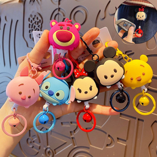 Wholesale Kawaii Anime Cartoon Disney Keychain Mickey Mouse Minnie Donald  Duck Piglet Key Chain Model Kids Toys Children Gift