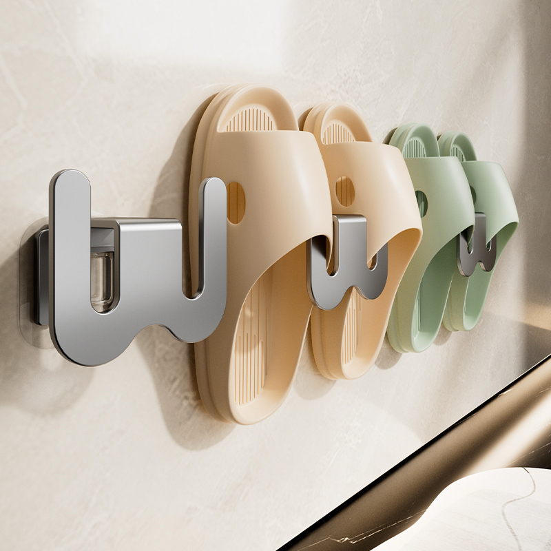 MEIDOO Aluminium Waterproof Sticker Slipper Rack | Shopee Malaysia