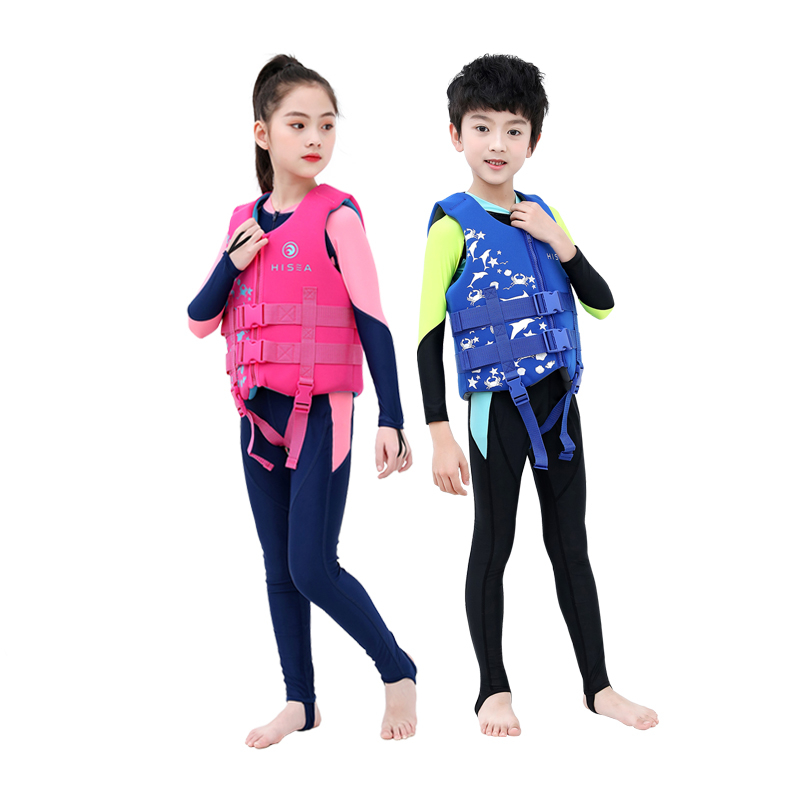 HISEA life jacket children's swimming buoyancy vest pool buoy with