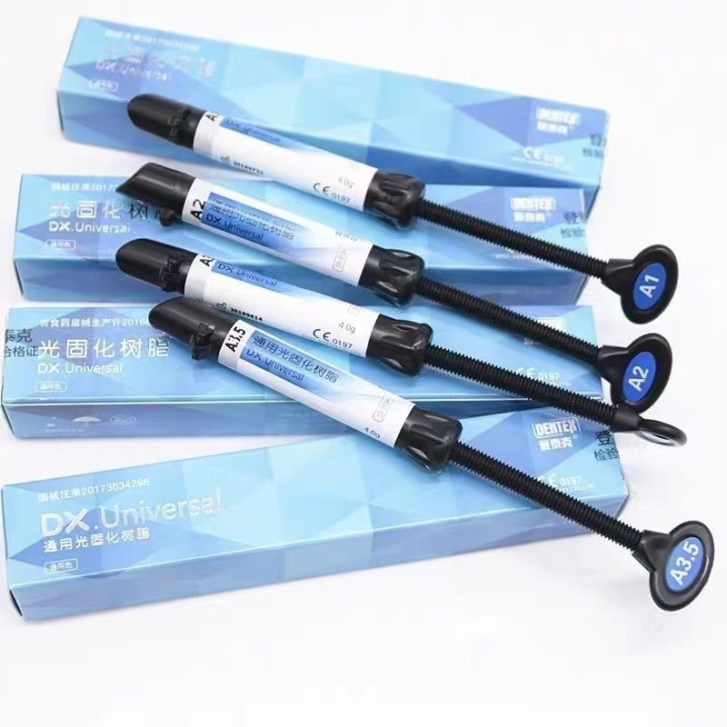 DENTEX Dental Universal Light Cure Hybrid Composite Resin 4g/pc