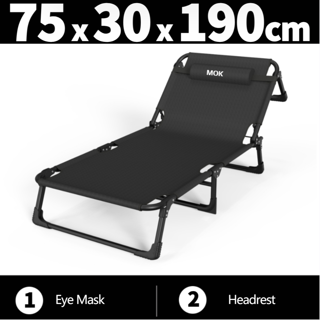 Mok Foldable Lazy Chair Folding Chair Bed Foldable Bed Foldable Sleeping Chair Recliner Chair