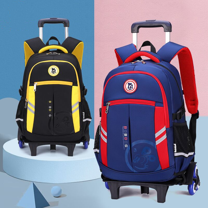 Trolley School Bag Boy Beg Sekolah Roda 拉杆书包 Primary School 2 or 6 ...