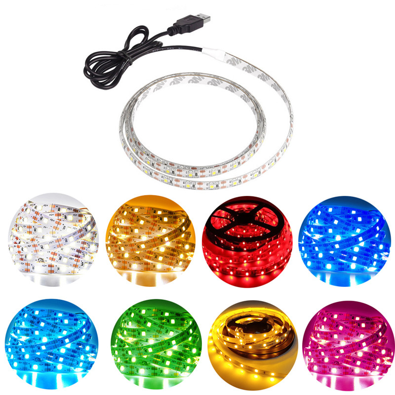 5V USB LED Strip Light Flexible 2835 SMD Backlight LED Strips for ...