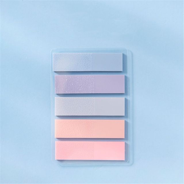 100sheets PE Plastic Label sticky note Bookmark Tag Index Memo Pad ...