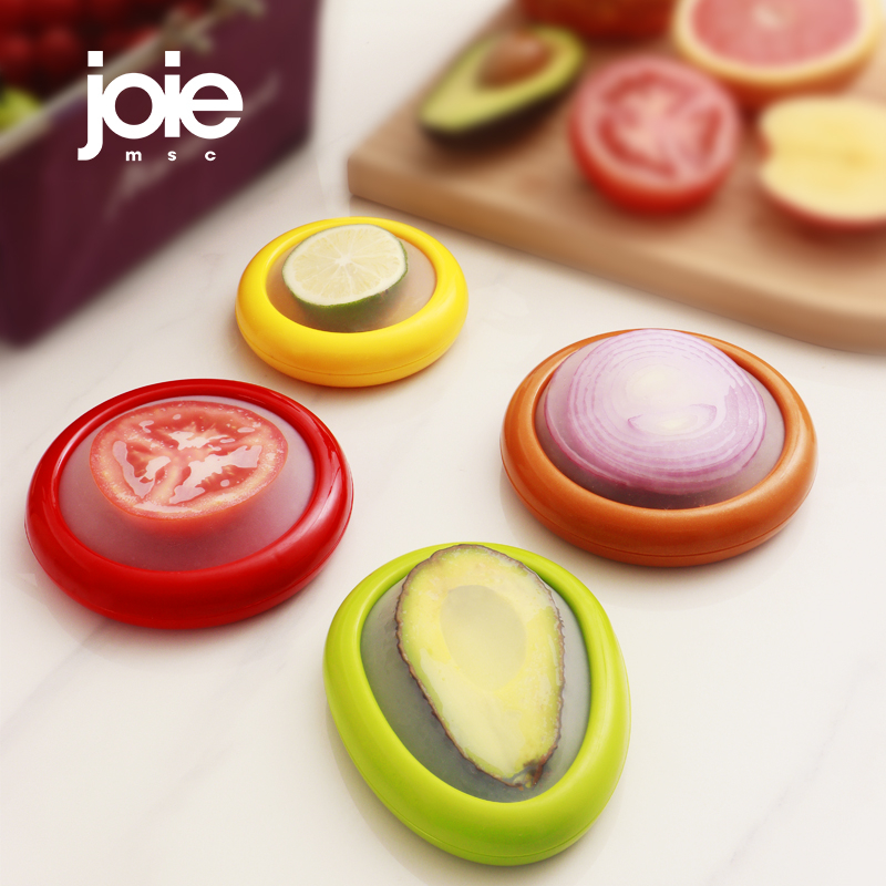 Joie Preservation Bowl Silicone Avocado/Lemon Fruit Storage Food