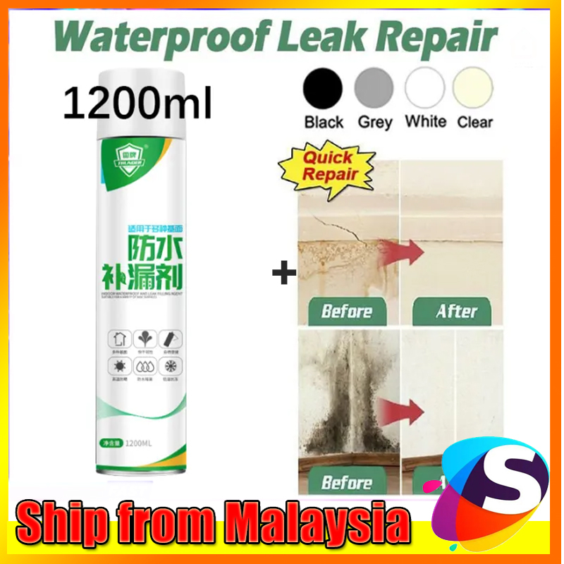 1200ml Leak Sealer Spray Roof Sealant Water Proof Spray Waterproof