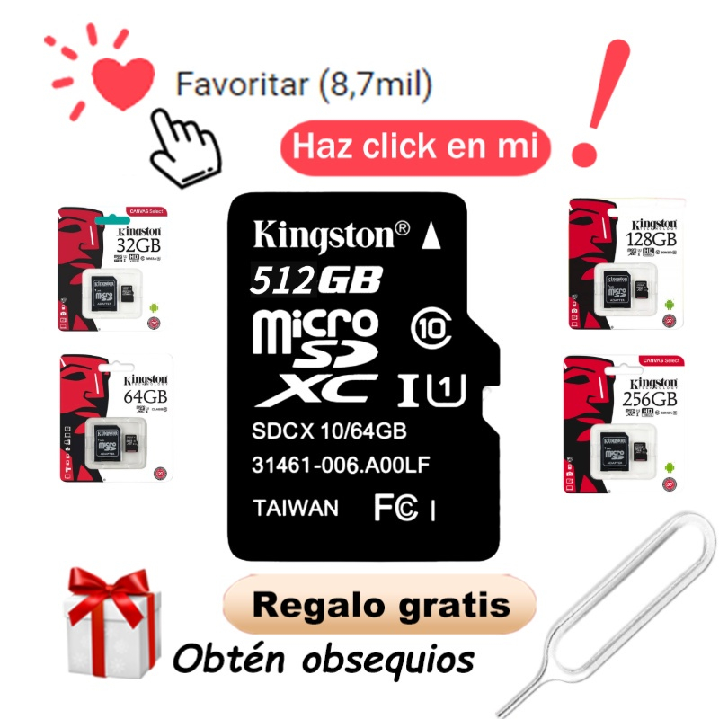 Kingston TF card high speed 32G mobile phone SD card 64G driving