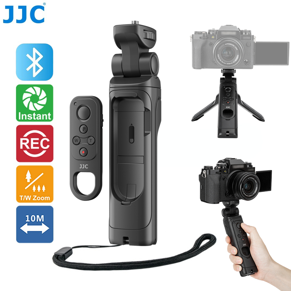 JJC TP-F1 Mini Tripod Shooting Grip with Bluetooth Wireless Remote