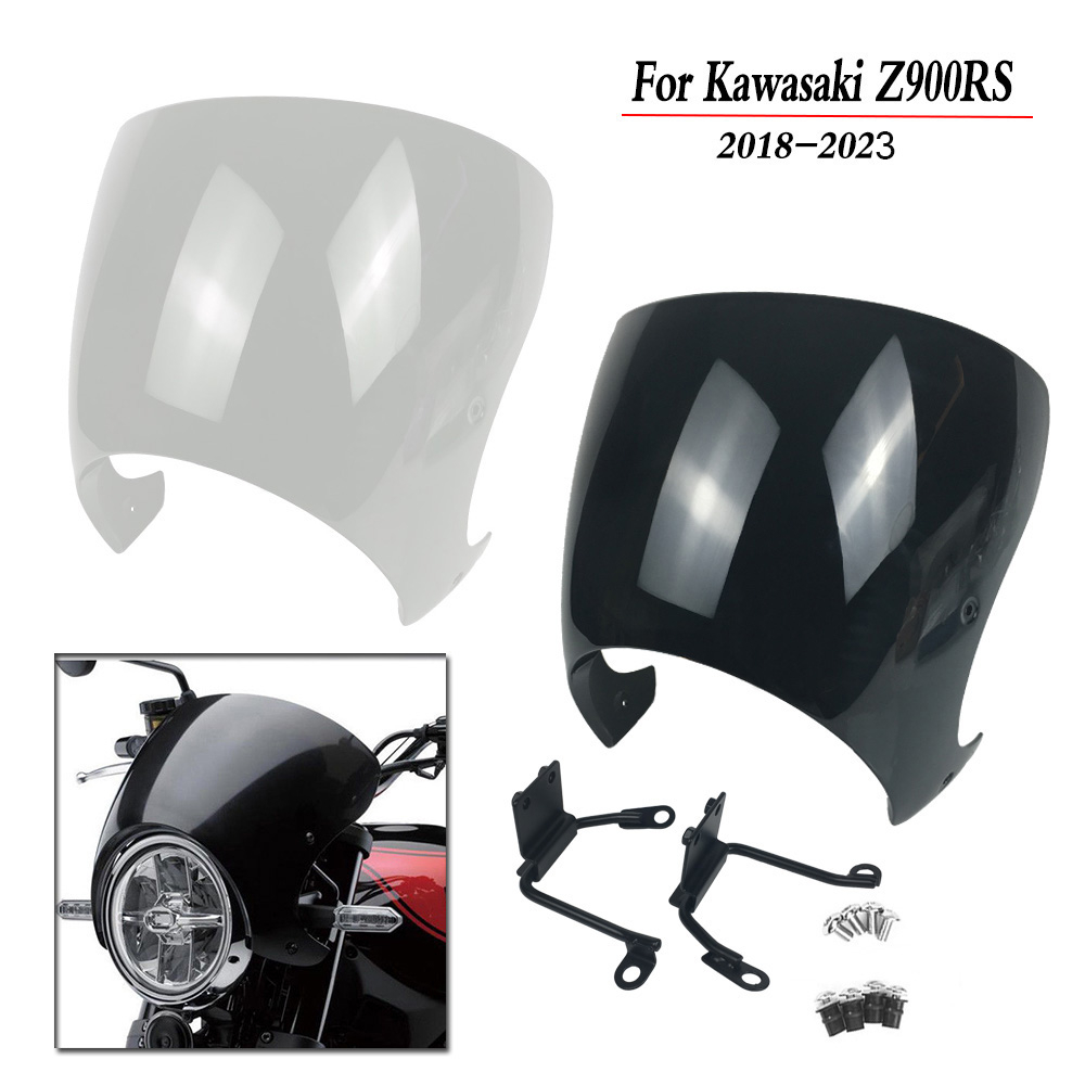 For Z900RS Windscreen Windshield Cafe Racer Fairing Wind Deflector for