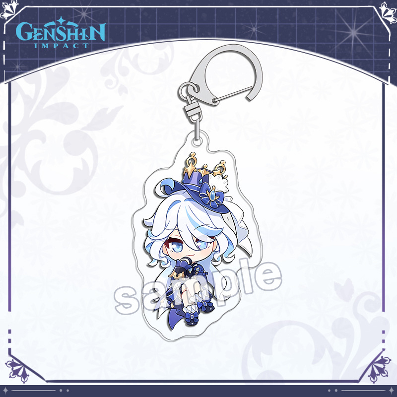 Genshin Impact Furina keychain Focalors acrylic pendant | Shopee Malaysia