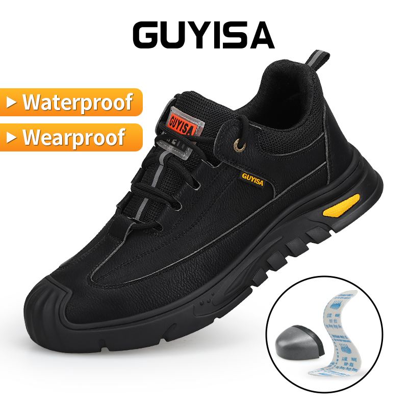 GUYISA safety shoes men waterproof kasut safety boot lelaki waterproof