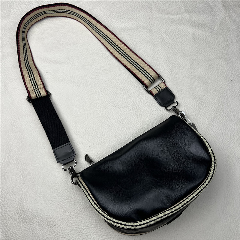 Super Fashion Unisex Cross-body ribbon shoulder bag fashion ins saddle ...