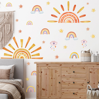 Sunrise Wall Decals // Sun Decal /nursery Wall Decal / Boho