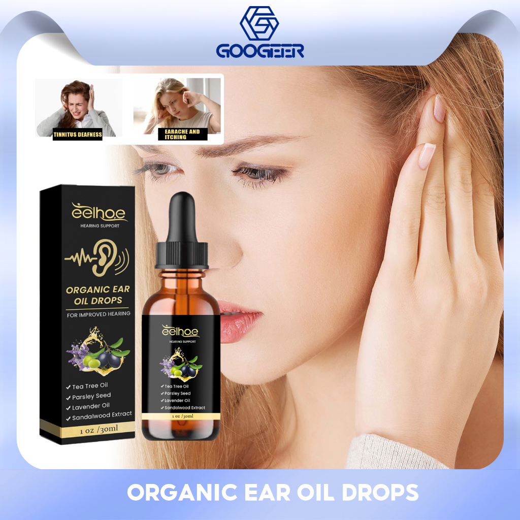 EELHOE Ear Oil Drops Deafness Earache Relieve Ear Swelling Discharge Otitis Hard Hearing
