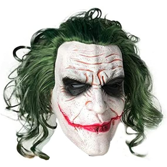 COLDPLAY-Joker Mask Scary Halloween Latex Masks for Adult Horror Clown ...