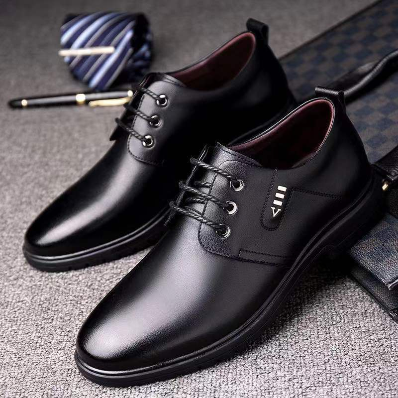 【IN STOCK】Men's Leather Shoes Men's Business Formal Wear Shoes Casual