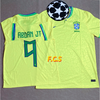 VINI JR #20 Brazil Away Soccer Jersey Custom World Cup Jersey 2022