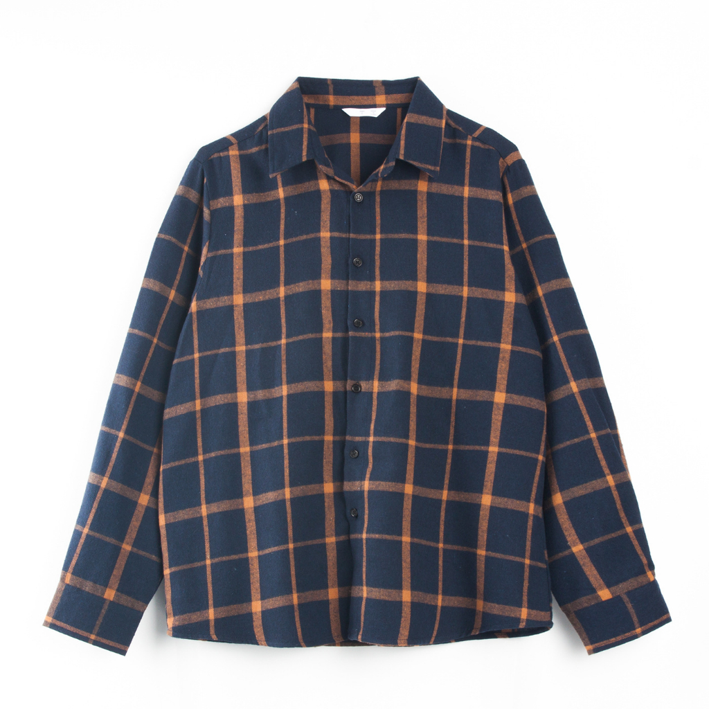 2025 Baju Raya Check Long Sleeve Family Outfit Men Boy Polo Shirt Women ...