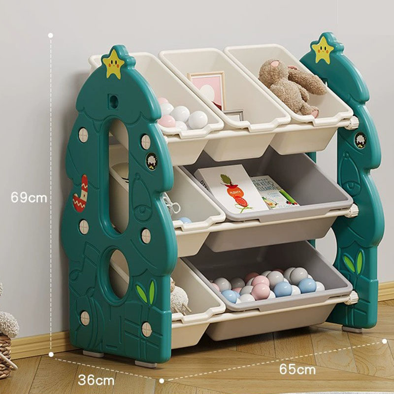 Children's Toy Racks Furniture Baby Room Bookshelf Set Multicolor