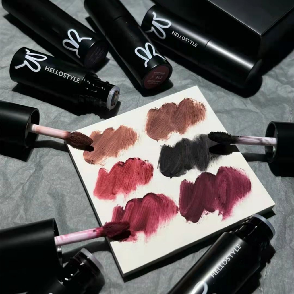 HELLOSTYLE Cute Rabbit Shell Design Lip Glaze Velvet Matte Lip Mud ...