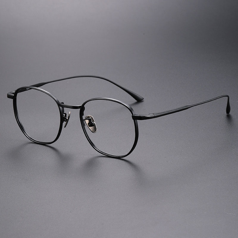 Ultralight Pure Titanium Optical Glasses Frame Women Men Vintage