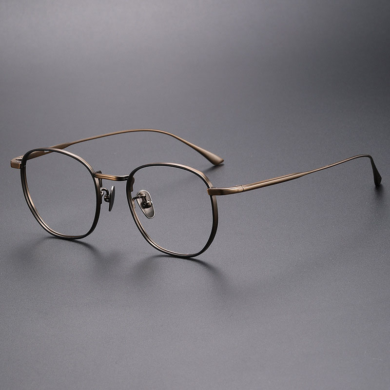 Ultralight Pure Titanium Optical Glasses Frame Women Men Vintage