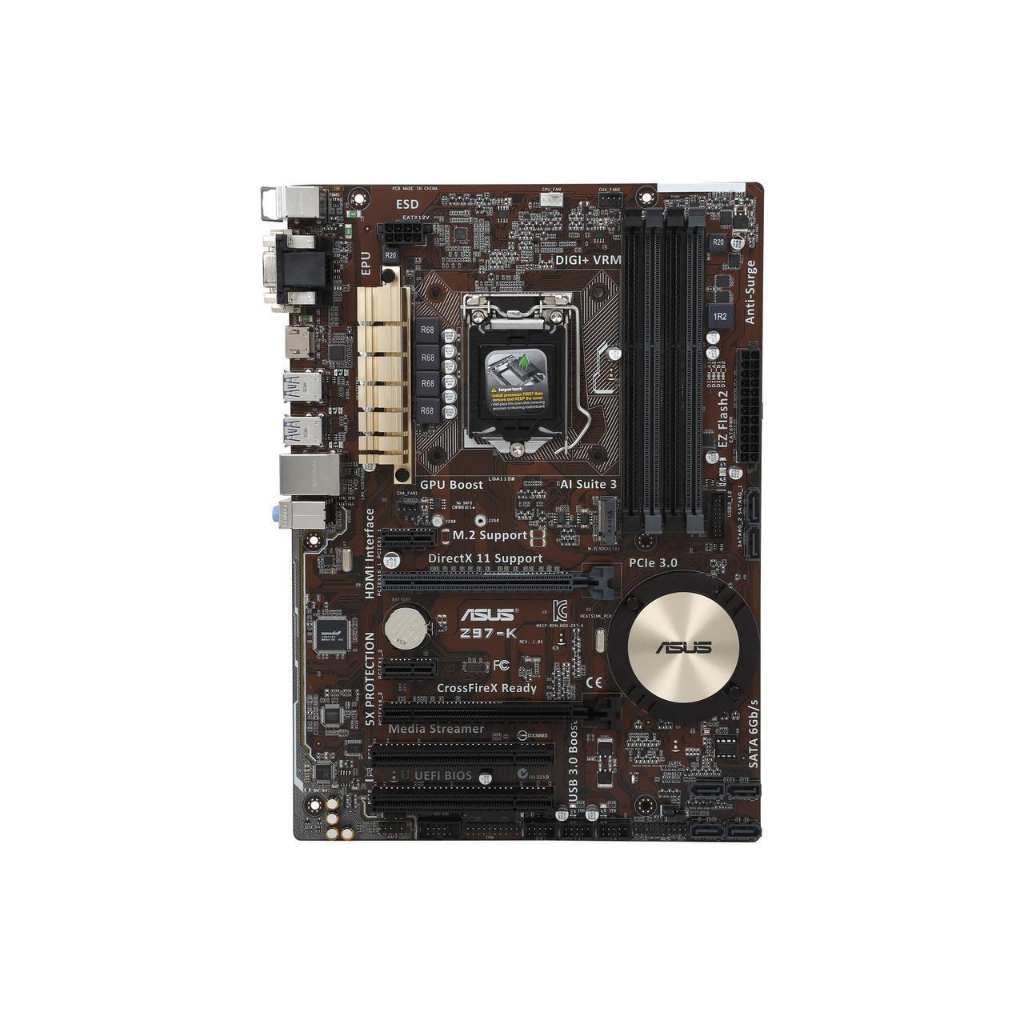 ASUS Z97-A Mainboard Sockel 1150 - ATX Intel Z97 Mit HDMI