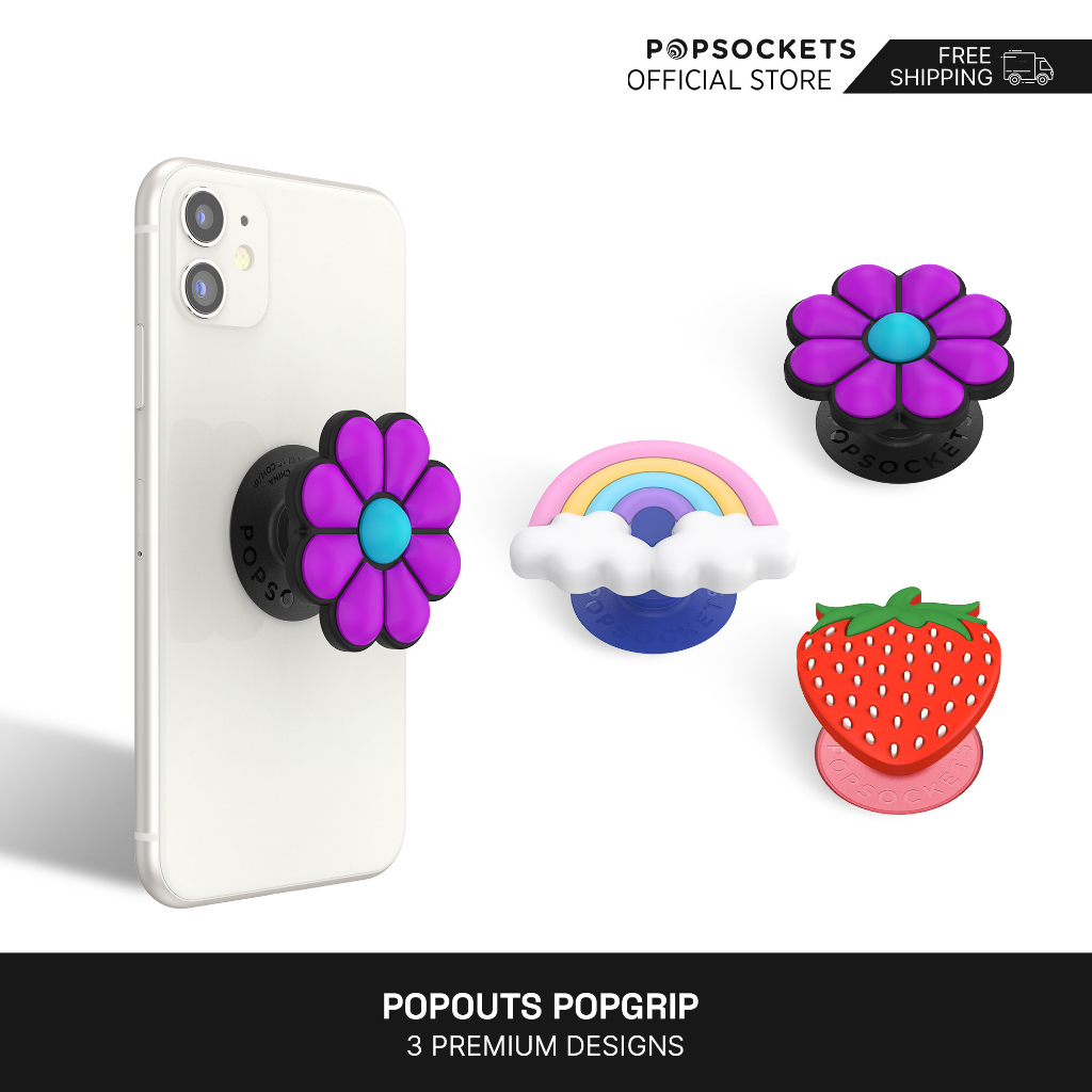 PopSockets PopOuts PopGrip - The Premium Phone Grip | Shopee Malaysia