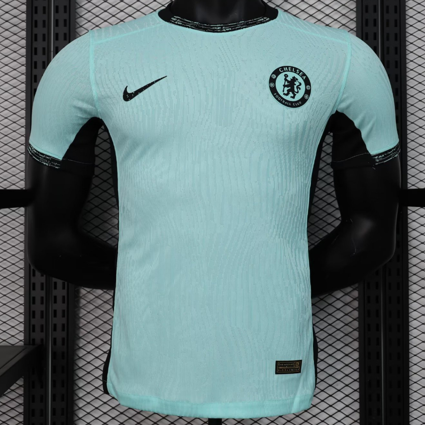 23/24 Chelsea Player Version Soccer Jersey Mens Third Away Light Green