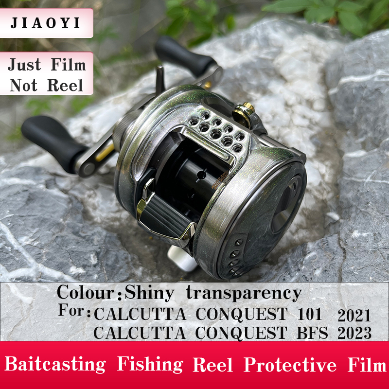 3D Film For SHIMANO CALCUTTA CONQUEST 101 2021/CALCUTTA CONQUEST BFS 2023 Fishing  Reel Sticker Baitcasting Reel Film Spinning Reel Saltwater Reel Special  Color Modification Film