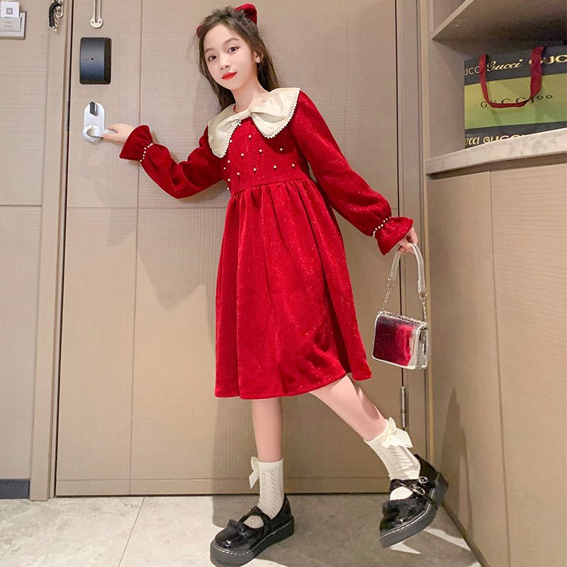 Ready Stock 3 14 years old christmas dress kids girls dress