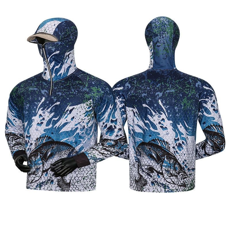 2022 New DAWA Fishing Clothing Camouflage Fishing Clothes Sunscreen  Breathable Anti Mosquito Quick Dry DAWA Fishing Shirt