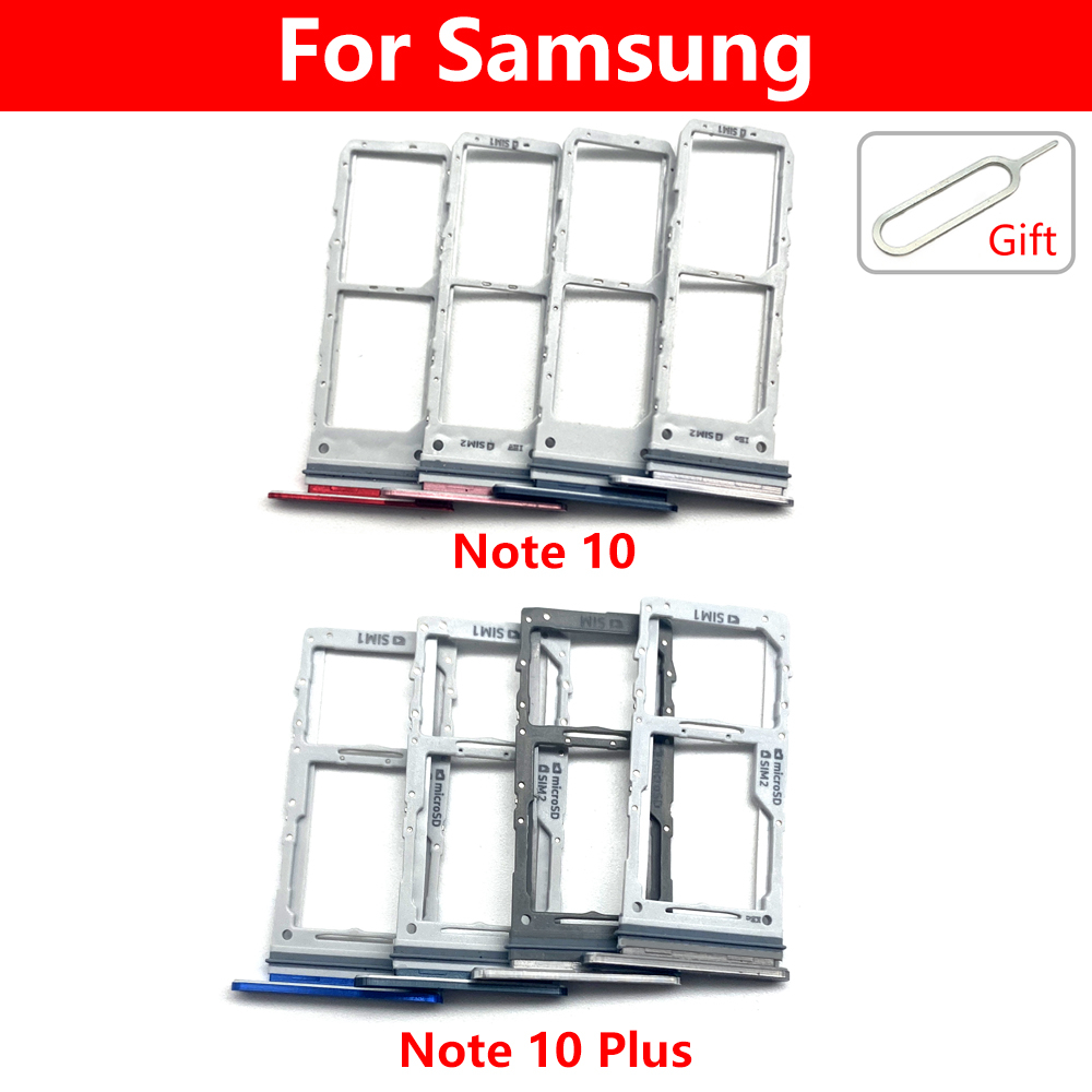 Original For Samsung Note 10 Plus / Note 10 Lite Dual SIM Card Slot SD ...